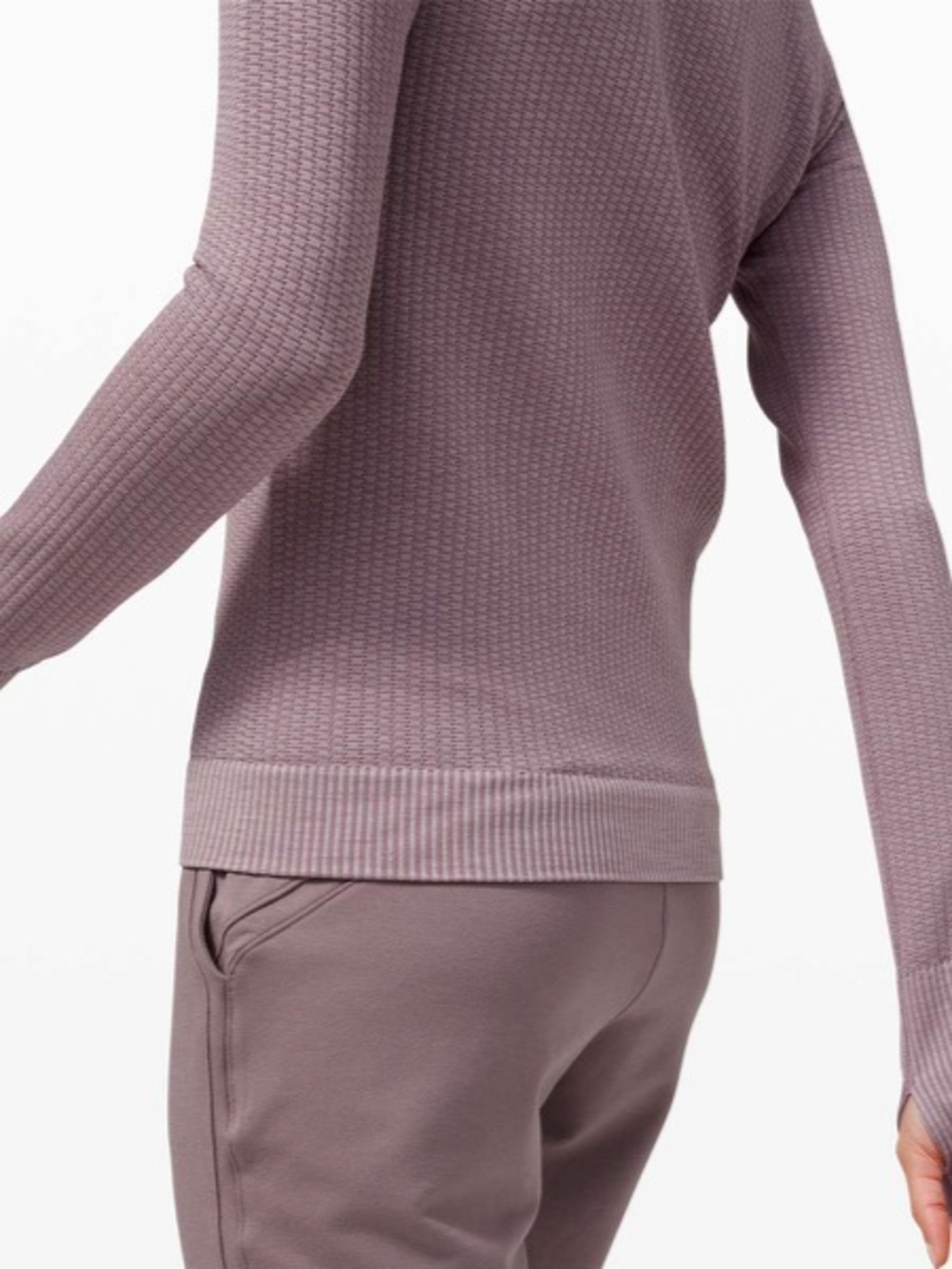 Lululemon Rest Less Pullover Bubble Dot Violet Verbena / Chrome Purple 10 - Picture 3 of 4